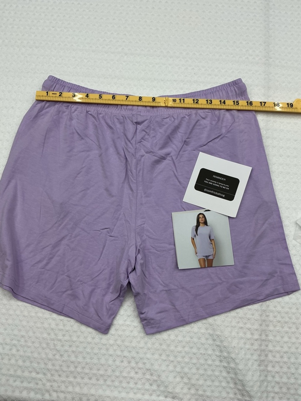 Comftr Lavender Athletic Shorts for Women - Picture 5 of 7